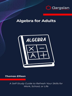 cover image of Algebra for Adults